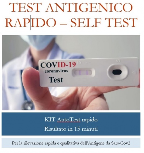Tamponi Antigenici Rapidi Self-Test